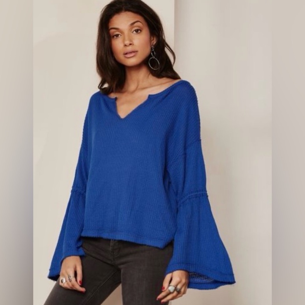 Free People We The Free Dahlia Thermal Top Size XS
